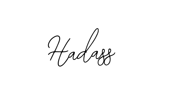 Use a signature maker to create a handwritten signature online. With this signature software, you can design (Bearetta-2O07w) your own signature for name Hadass. Hadass signature style 12 images and pictures png