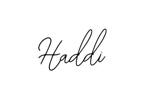 if you are searching for the best signature style for your name Haddi. so please give up your signature search. here we have designed multiple signature styles  using Bearetta-2O07w. Haddi signature style 12 images and pictures png