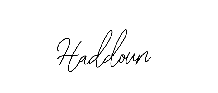 Create a beautiful signature design for name Haddoun. With this signature (Bearetta-2O07w) fonts, you can make a handwritten signature for free. Haddoun signature style 12 images and pictures png