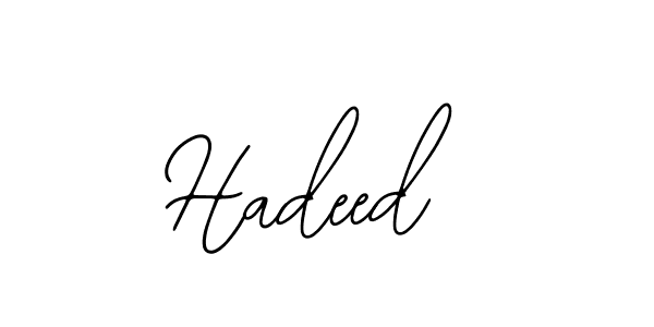 Similarly Bearetta-2O07w is the best handwritten signature design. Signature creator online .You can use it as an online autograph creator for name Hadeed. Hadeed signature style 12 images and pictures png