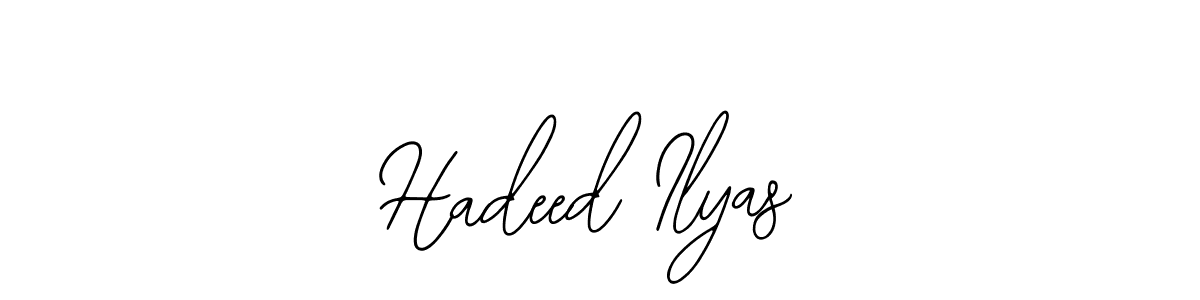 Also You can easily find your signature by using the search form. We will create Hadeed Ilyas name handwritten signature images for you free of cost using Bearetta-2O07w sign style. Hadeed Ilyas signature style 12 images and pictures png