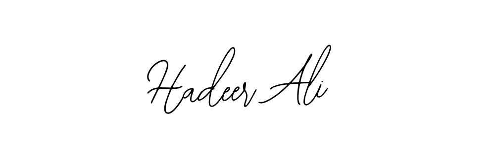 Similarly Bearetta-2O07w is the best handwritten signature design. Signature creator online .You can use it as an online autograph creator for name Hadeer Ali. Hadeer Ali signature style 12 images and pictures png