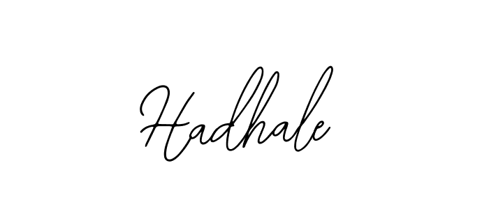 Use a signature maker to create a handwritten signature online. With this signature software, you can design (Bearetta-2O07w) your own signature for name Hadhale. Hadhale signature style 12 images and pictures png