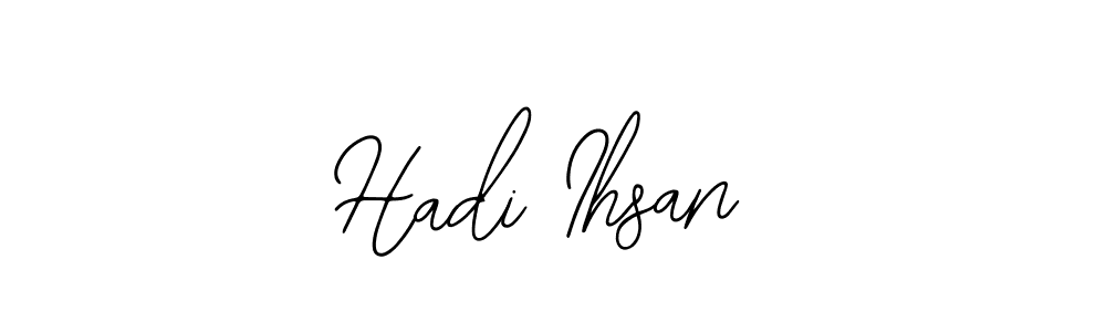 Hadi Ihsan stylish signature style. Best Handwritten Sign (Bearetta-2O07w) for my name. Handwritten Signature Collection Ideas for my name Hadi Ihsan. Hadi Ihsan signature style 12 images and pictures png