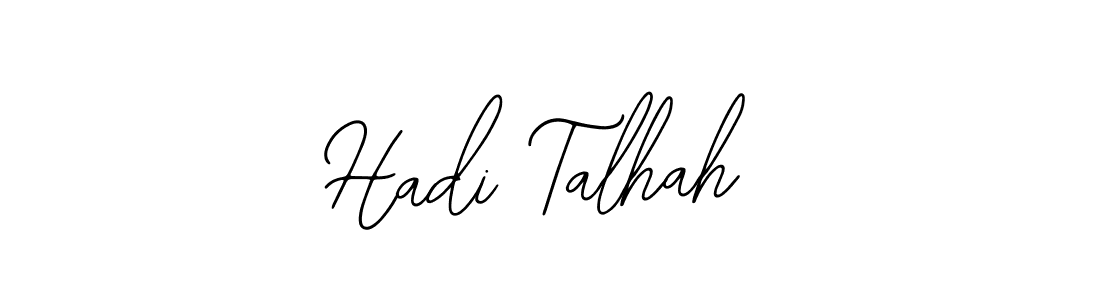 Design your own signature with our free online signature maker. With this signature software, you can create a handwritten (Bearetta-2O07w) signature for name Hadi Talhah. Hadi Talhah signature style 12 images and pictures png