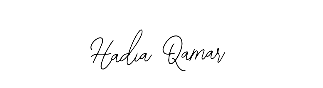 if you are searching for the best signature style for your name Hadia Qamar. so please give up your signature search. here we have designed multiple signature styles  using Bearetta-2O07w. Hadia Qamar signature style 12 images and pictures png