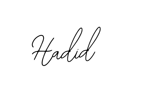 How to make Hadid name signature. Use Bearetta-2O07w style for creating short signs online. This is the latest handwritten sign. Hadid signature style 12 images and pictures png