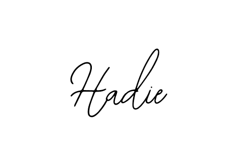 Design your own signature with our free online signature maker. With this signature software, you can create a handwritten (Bearetta-2O07w) signature for name Hadie. Hadie signature style 12 images and pictures png