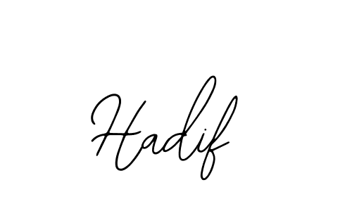 The best way (Bearetta-2O07w) to make a short signature is to pick only two or three words in your name. The name Hadif include a total of six letters. For converting this name. Hadif signature style 12 images and pictures png