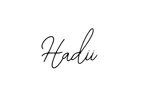 Design your own signature with our free online signature maker. With this signature software, you can create a handwritten (Bearetta-2O07w) signature for name Hadii. Hadii signature style 12 images and pictures png