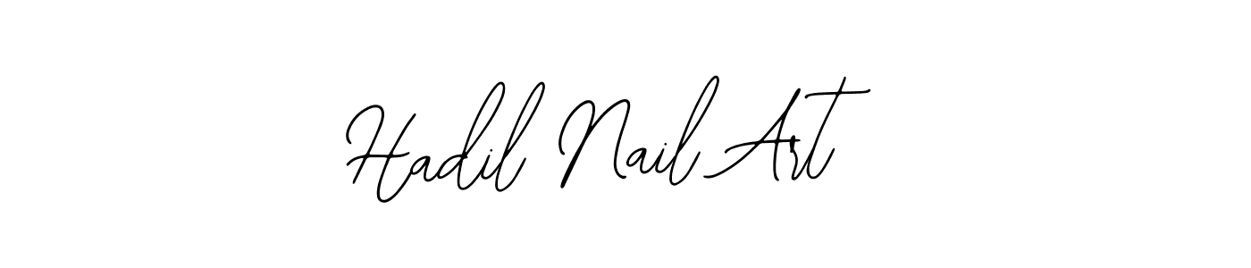 Similarly Bearetta-2O07w is the best handwritten signature design. Signature creator online .You can use it as an online autograph creator for name Hadil Nail Art. Hadil Nail Art signature style 12 images and pictures png