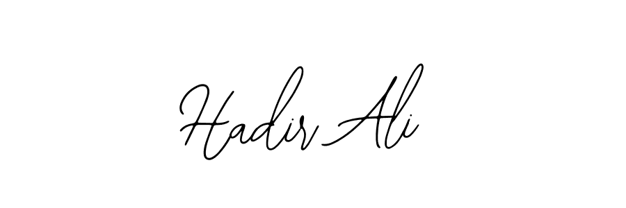 How to Draw Hadir Ali signature style? Bearetta-2O07w is a latest design signature styles for name Hadir Ali. Hadir Ali signature style 12 images and pictures png