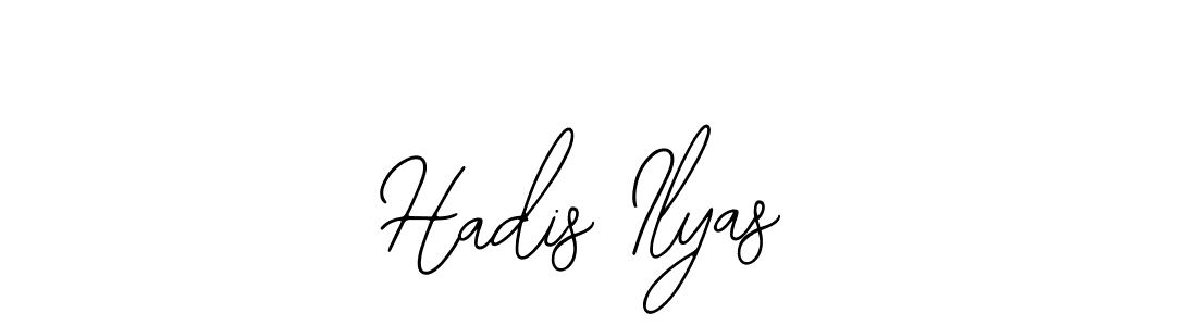 How to make Hadis Ilyas name signature. Use Bearetta-2O07w style for creating short signs online. This is the latest handwritten sign. Hadis Ilyas signature style 12 images and pictures png