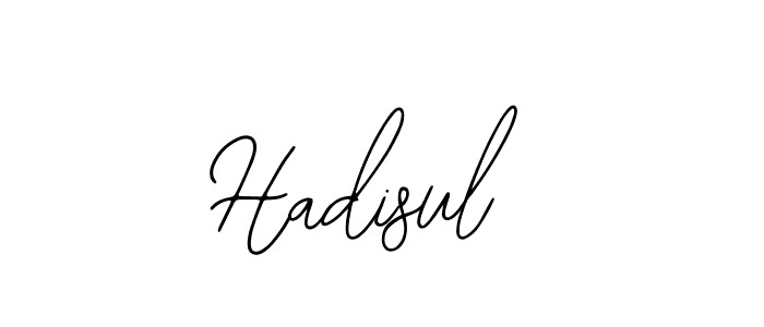 Design your own signature with our free online signature maker. With this signature software, you can create a handwritten (Bearetta-2O07w) signature for name Hadisul. Hadisul signature style 12 images and pictures png