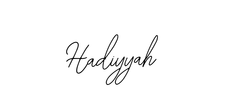 Make a beautiful signature design for name Hadiyyah. With this signature (Bearetta-2O07w) style, you can create a handwritten signature for free. Hadiyyah signature style 12 images and pictures png