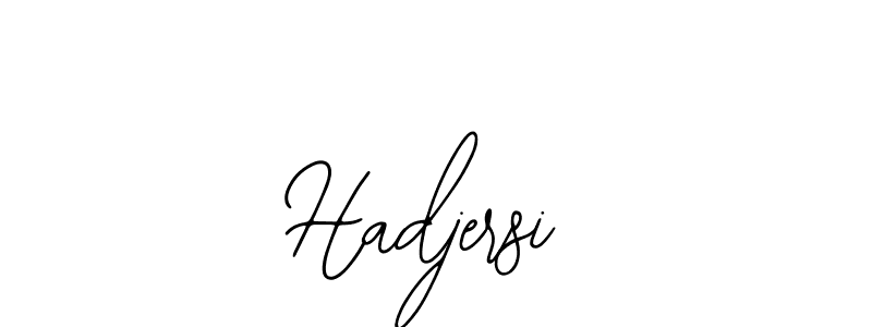 You can use this online signature creator to create a handwritten signature for the name Hadjersi. This is the best online autograph maker. Hadjersi signature style 12 images and pictures png