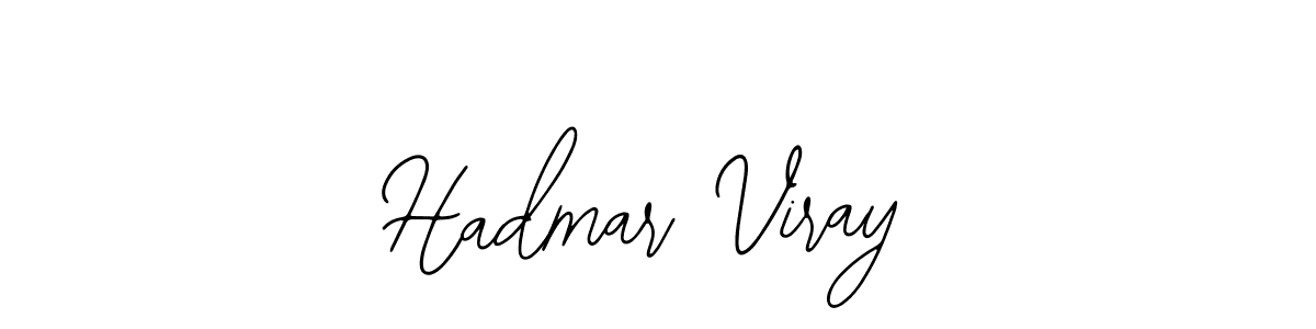 How to make Hadmar Viray signature? Bearetta-2O07w is a professional autograph style. Create handwritten signature for Hadmar Viray name. Hadmar Viray signature style 12 images and pictures png