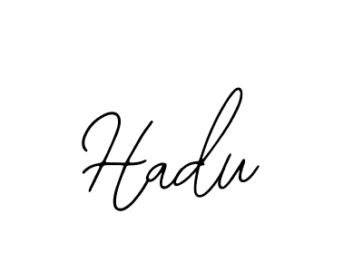if you are searching for the best signature style for your name Hadu. so please give up your signature search. here we have designed multiple signature styles  using Bearetta-2O07w. Hadu signature style 12 images and pictures png