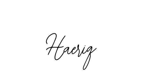 Create a beautiful signature design for name Haeriq. With this signature (Bearetta-2O07w) fonts, you can make a handwritten signature for free. Haeriq signature style 12 images and pictures png
