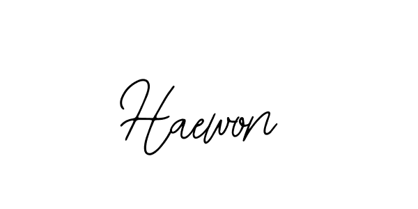 Also we have Haewon name is the best signature style. Create professional handwritten signature collection using Bearetta-2O07w autograph style. Haewon signature style 12 images and pictures png