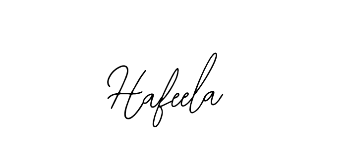 You should practise on your own different ways (Bearetta-2O07w) to write your name (Hafeela) in signature. don't let someone else do it for you. Hafeela signature style 12 images and pictures png