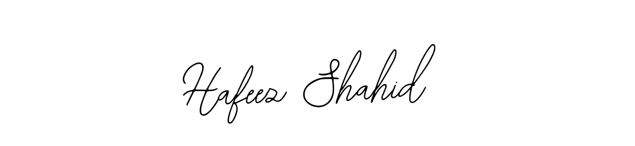 Similarly Bearetta-2O07w is the best handwritten signature design. Signature creator online .You can use it as an online autograph creator for name Hafeez Shahid. Hafeez Shahid signature style 12 images and pictures png