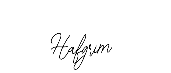 You should practise on your own different ways (Bearetta-2O07w) to write your name (Hafgrim) in signature. don't let someone else do it for you. Hafgrim signature style 12 images and pictures png