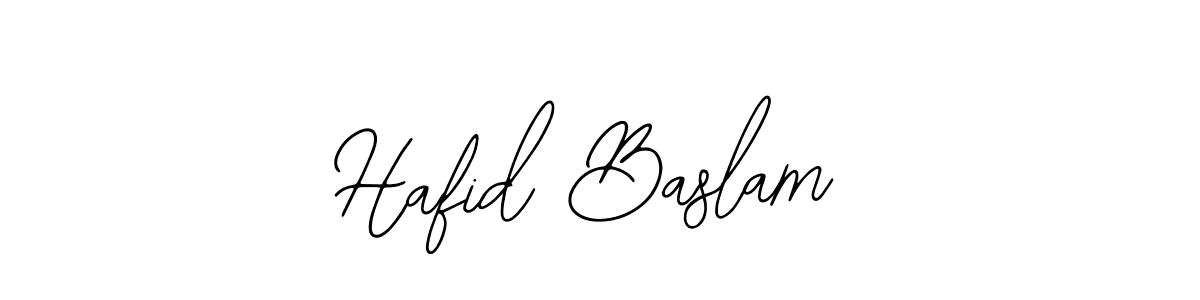 Hafid Baslam stylish signature style. Best Handwritten Sign (Bearetta-2O07w) for my name. Handwritten Signature Collection Ideas for my name Hafid Baslam. Hafid Baslam signature style 12 images and pictures png