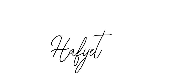 How to make Hafijet name signature. Use Bearetta-2O07w style for creating short signs online. This is the latest handwritten sign. Hafijet signature style 12 images and pictures png