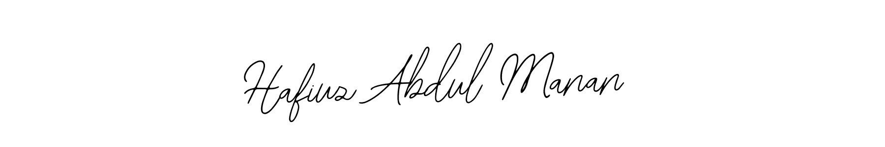 Make a short Hafiuz Abdul Manan signature style. Manage your documents anywhere anytime using Bearetta-2O07w. Create and add eSignatures, submit forms, share and send files easily. Hafiuz Abdul Manan signature style 12 images and pictures png