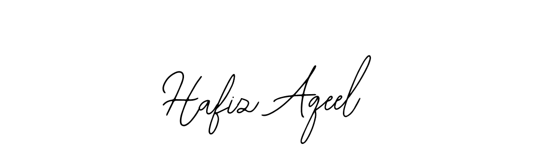 How to make Hafiz Aqeel name signature. Use Bearetta-2O07w style for creating short signs online. This is the latest handwritten sign. Hafiz Aqeel signature style 12 images and pictures png