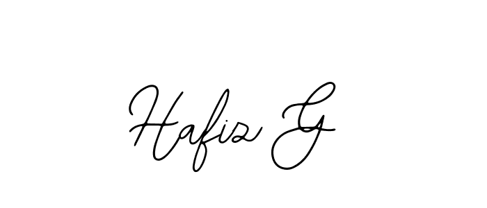 Design your own signature with our free online signature maker. With this signature software, you can create a handwritten (Bearetta-2O07w) signature for name Hafiz G. Hafiz G signature style 12 images and pictures png