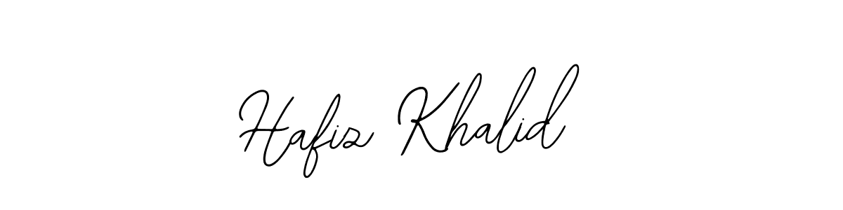 This is the best signature style for the Hafiz Khalid name. Also you like these signature font (Bearetta-2O07w). Mix name signature. Hafiz Khalid signature style 12 images and pictures png