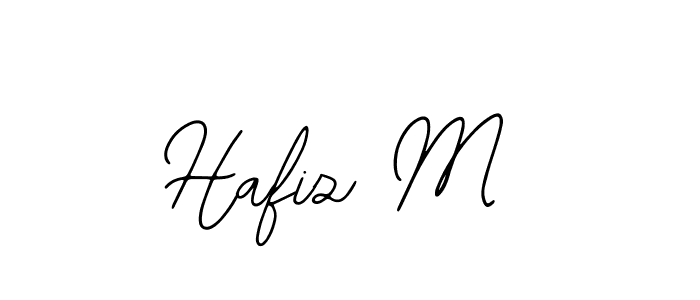 if you are searching for the best signature style for your name Hafiz M. so please give up your signature search. here we have designed multiple signature styles  using Bearetta-2O07w. Hafiz M signature style 12 images and pictures png