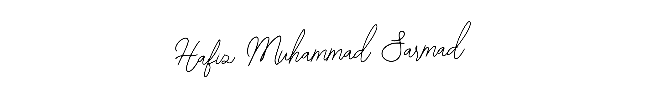 Also You can easily find your signature by using the search form. We will create Hafiz Muhammad Sarmad name handwritten signature images for you free of cost using Bearetta-2O07w sign style. Hafiz Muhammad Sarmad signature style 12 images and pictures png