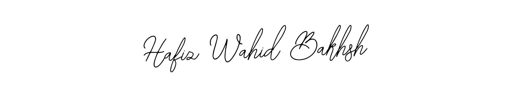 Create a beautiful signature design for name Hafiz Wahid Bakhsh. With this signature (Bearetta-2O07w) fonts, you can make a handwritten signature for free. Hafiz Wahid Bakhsh signature style 12 images and pictures png