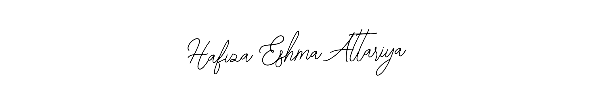 Use a signature maker to create a handwritten signature online. With this signature software, you can design (Bearetta-2O07w) your own signature for name Hafiza Eshma Attariya. Hafiza Eshma Attariya signature style 12 images and pictures png