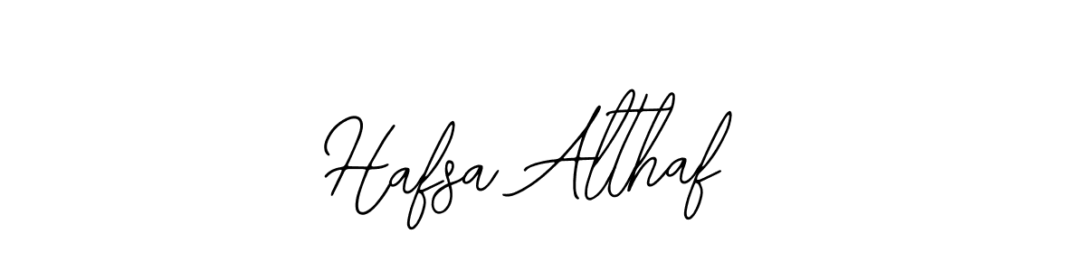 How to make Hafsa Althaf signature? Bearetta-2O07w is a professional autograph style. Create handwritten signature for Hafsa Althaf name. Hafsa Althaf signature style 12 images and pictures png