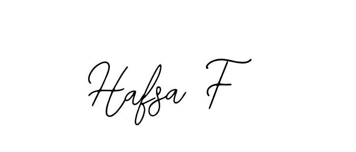 Make a beautiful signature design for name Hafsa F. With this signature (Bearetta-2O07w) style, you can create a handwritten signature for free. Hafsa F signature style 12 images and pictures png