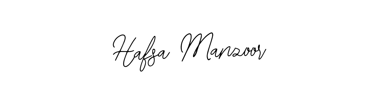 Hafsa Manzoor stylish signature style. Best Handwritten Sign (Bearetta-2O07w) for my name. Handwritten Signature Collection Ideas for my name Hafsa Manzoor. Hafsa Manzoor signature style 12 images and pictures png