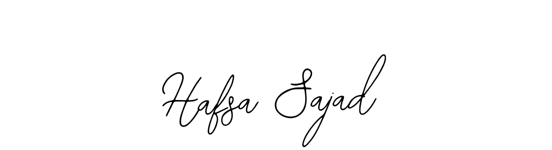 This is the best signature style for the Hafsa Sajad name. Also you like these signature font (Bearetta-2O07w). Mix name signature. Hafsa Sajad signature style 12 images and pictures png