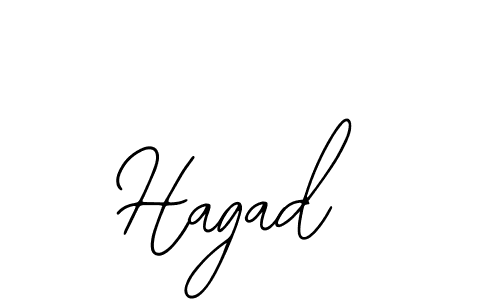 The best way (Bearetta-2O07w) to make a short signature is to pick only two or three words in your name. The name Hagad include a total of six letters. For converting this name. Hagad signature style 12 images and pictures png