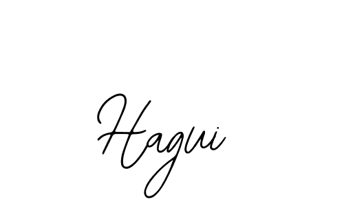 The best way (Bearetta-2O07w) to make a short signature is to pick only two or three words in your name. The name Hagui include a total of six letters. For converting this name. Hagui signature style 12 images and pictures png