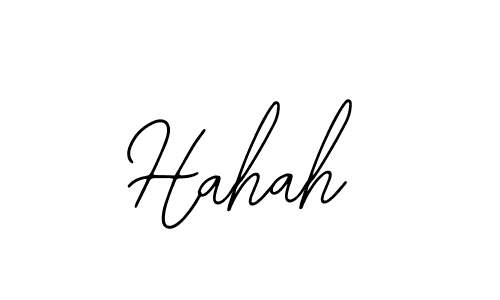 How to make Hahah name signature. Use Bearetta-2O07w style for creating short signs online. This is the latest handwritten sign. Hahah signature style 12 images and pictures png