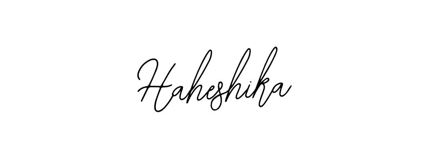 Design your own signature with our free online signature maker. With this signature software, you can create a handwritten (Bearetta-2O07w) signature for name Haheshika. Haheshika signature style 12 images and pictures png
