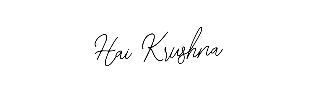 Design your own signature with our free online signature maker. With this signature software, you can create a handwritten (Bearetta-2O07w) signature for name Hai Krushna. Hai Krushna signature style 12 images and pictures png