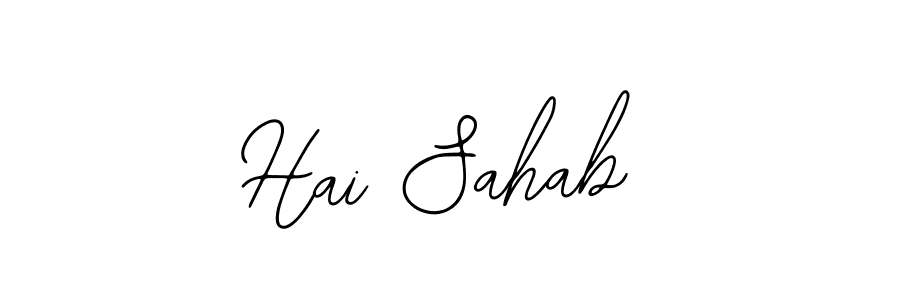 Hai Sahab stylish signature style. Best Handwritten Sign (Bearetta-2O07w) for my name. Handwritten Signature Collection Ideas for my name Hai Sahab. Hai Sahab signature style 12 images and pictures png