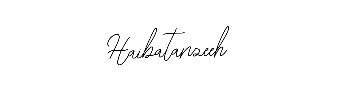 Create a beautiful signature design for name Haibatanzeeh. With this signature (Bearetta-2O07w) fonts, you can make a handwritten signature for free. Haibatanzeeh signature style 12 images and pictures png