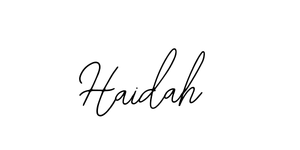 Also You can easily find your signature by using the search form. We will create Haidah name handwritten signature images for you free of cost using Bearetta-2O07w sign style. Haidah signature style 12 images and pictures png