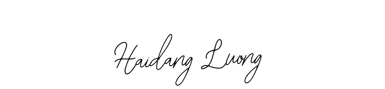 You can use this online signature creator to create a handwritten signature for the name Haidang Luong. This is the best online autograph maker. Haidang Luong signature style 12 images and pictures png